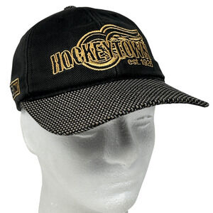 Vintage 90s Detroit Red Wings Cap Hat Black Hockeytown CCM NHL Snapback 6 Panel